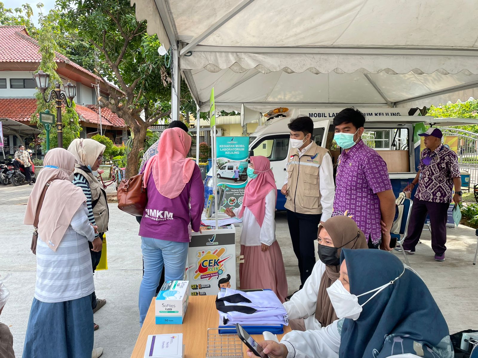 Loka POM Tangerang Jemput Bola ke Kelapa Dua, Berikan Konsultasi - Uji Cepat Puluhan Sample Olahan Pangan 2 IMG 20220127 WA0005