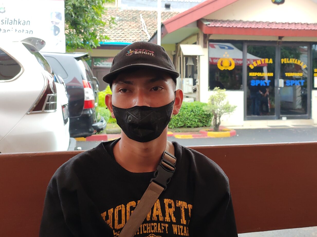 Nanda Septiansyah yang terpaksa maling di minimarket di Jatiuwung, Kota Tangerang untuk membantu menafkahi ibunya.