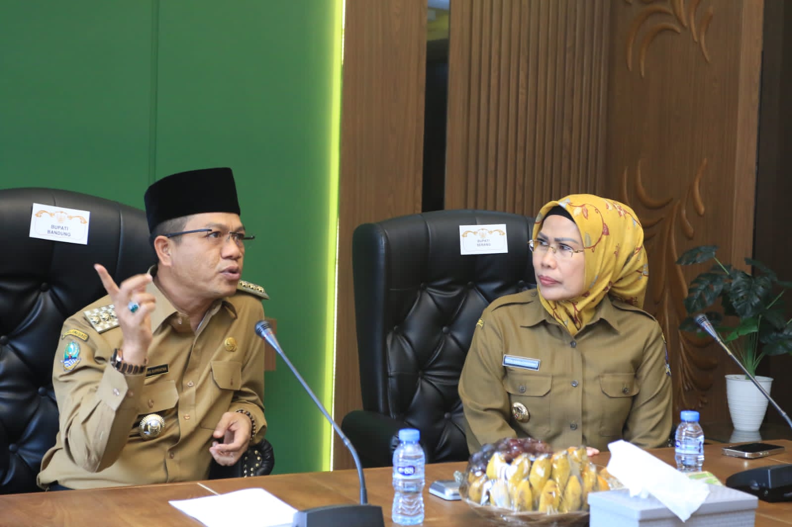 bupati serang jalin kerjasama dengan pemkab bandung