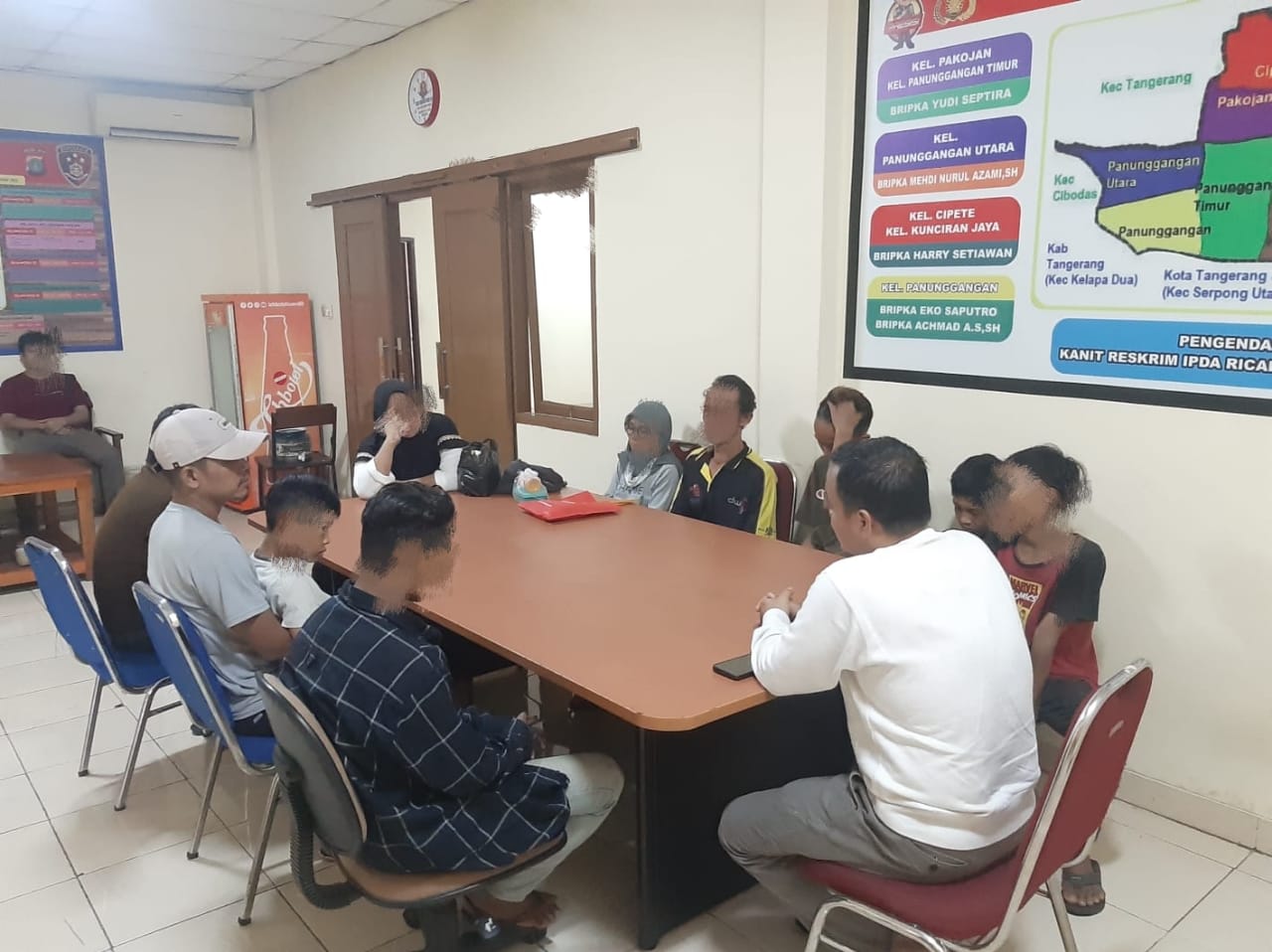 tawuran polrestro tangerang