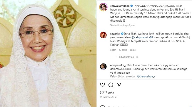 Nani Wijaya Meninggal