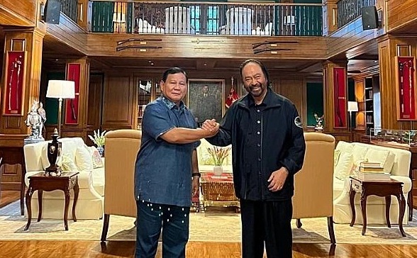 Prabowo dan Surya Paloh 1