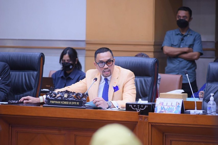 Wakil Ketua Komisi III DPR Ahmad Sahroni