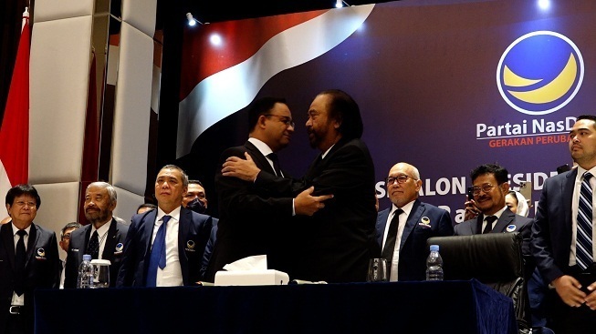 Surya Paloh dan Anies