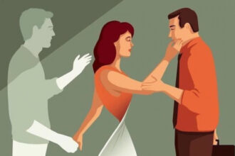 Ilustrasi perselingkuhan dalam rumah tangga.