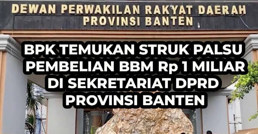 PEMALSUAN BBM DPRD BANTEN