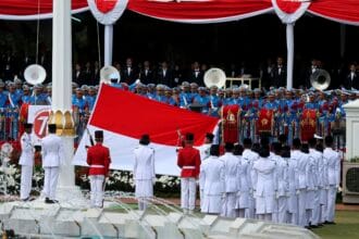 Formasi Paskibraka 17-8-43.