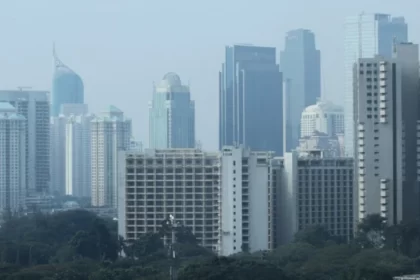 Kualitas udara di Jakarta terburuk belakangan ini.