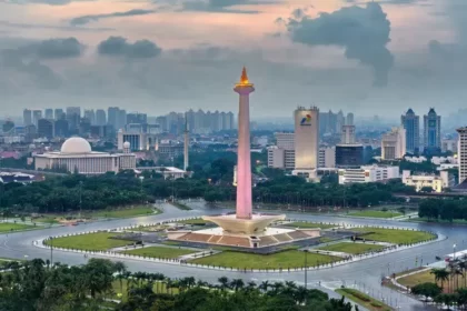 Monas, landmark kota Jakarta.