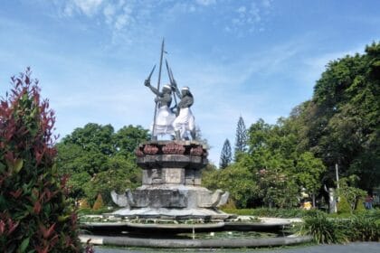 Monumen Puputan Badung Bali.