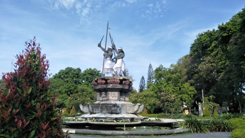 Monumen Puputan Badung Bali.