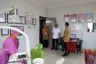 bupati tangerang tinjau fasilitas puskesmas panongan