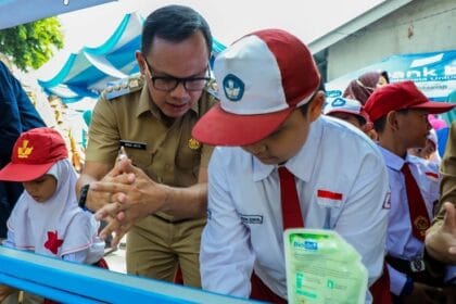 Hari Cuci Tangan Sedunia di Posyandu Kota Bogor