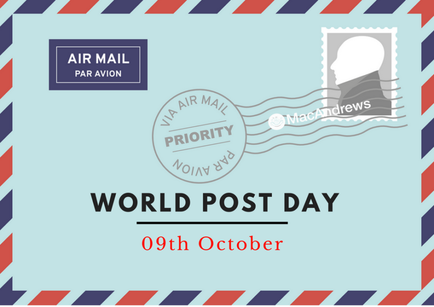 Hari pos sedunia diperingati setiap 9 Oktober.