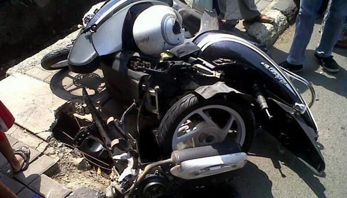 Kecelakaan di Pamulang Tangsel