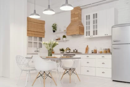 Kitchen set membuat dapur makin cantik dan rapi.