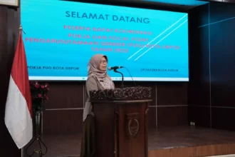 Persiapan Rapat Koordinasi Penilaian APE tahun 2023 di Aula Teratai Balai kota Depok