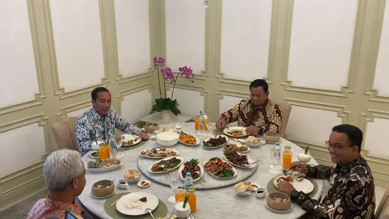 Presiden Jokowi Undang Ketiga Bacapres Makan Siang Bersama
