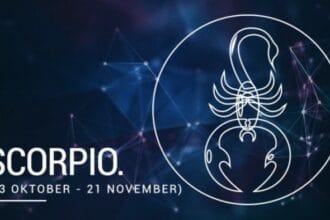 Scorpio zodiak yang misterius.