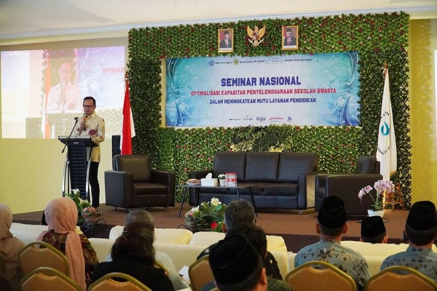 Wali Kota Bogor Bima Arya Mendorong Peningkatan Pendidikan di Seminar Nasional di Sekolah Swasta 1 Seminar Nasional Optimalisasi Kapasitar Penyelenggaraan Sekolah Swasta