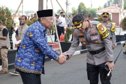 Wali Kota Tangsel dan Kapolres Gelar Apel Mantap Brata