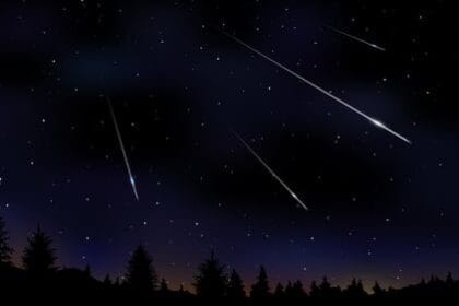 Ilustrasi Hujan Meteor. (Foto : Tirto)