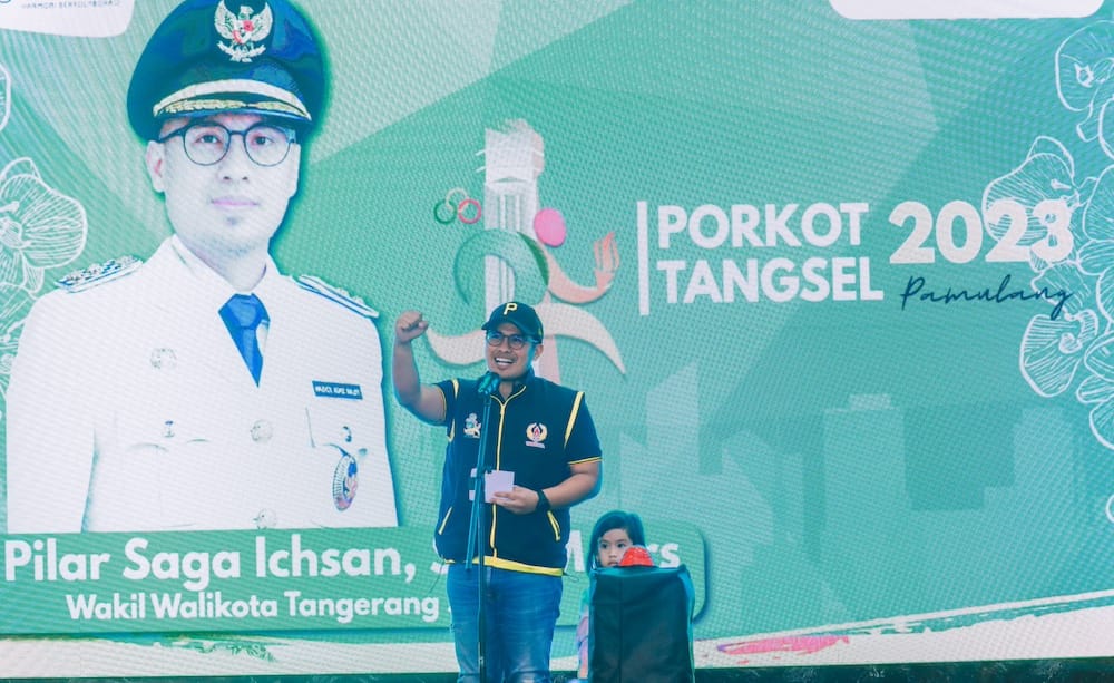 Buka Porkot Tangsel 2023, Pilar Saga Optimistis Juara Umum di Porprov Banten 2026 2 Wakil Wali Kota Tangsel Pilar Saga Ichsan