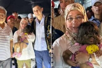 Ratu Malaysia adopsi anak balita yang mengidap sindrom manusia serigal. (Foto : Tribune Style).
