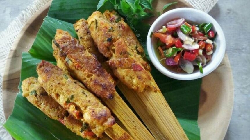 Sate lilit Bali.