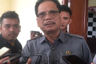 Sekretaris Daerah Kota Serang Nanang Saefudin saat ditemui TitikKata di DPRD Kota Serang