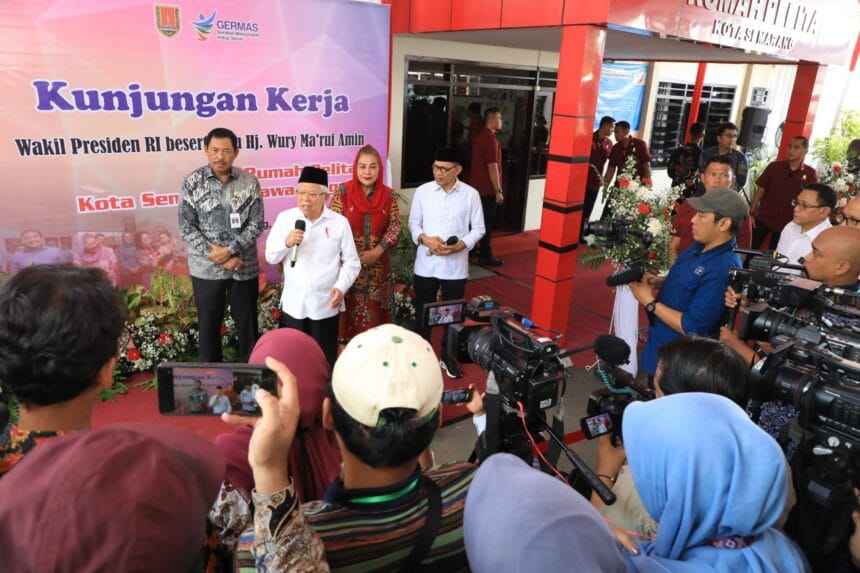 Kunjungan Kerja Wakil Presiden Indonesia ke Rumah Pelita Semarang