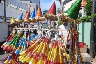 Terompet tahun baru. (Foto : Suara)