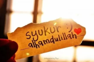 Bersyukur. )Foto : NU Online)