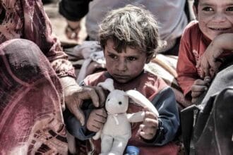 Hari anak yatim korban perang. (Foto : Katakini)