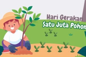 Hari gerakan satu juta pohon. (Foto : Detik.com)