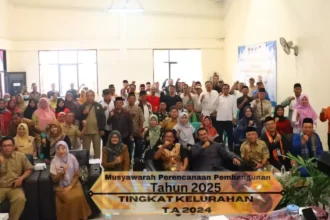 Musrenbang Kelurahan Jatijajar yang diadakan Senin tanggal 15