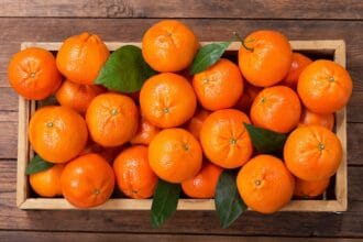 Jeruk mandarin yang identik dengan Imlek. (Foto : Cookin.ID)