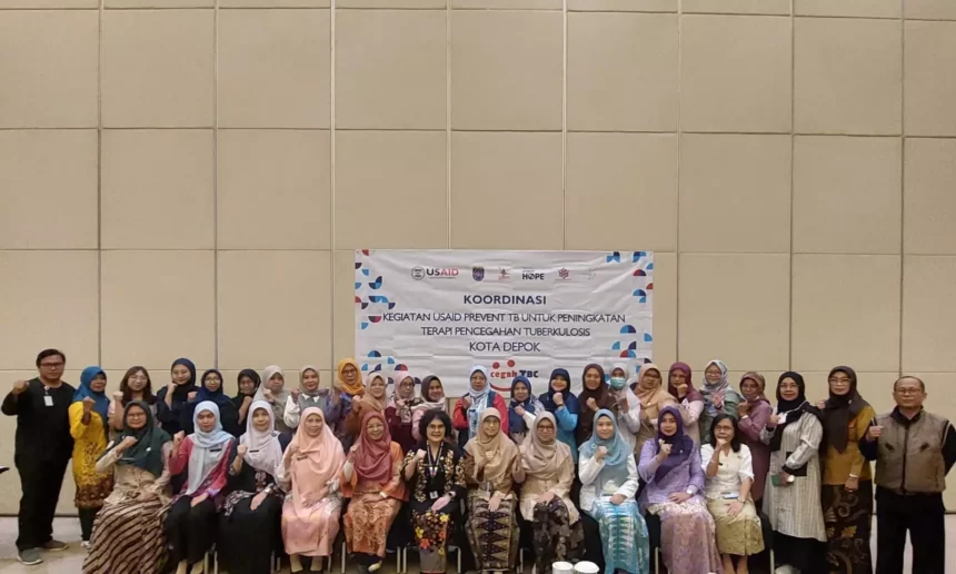 Kegiatan Dinkes Kota Depok bersama USAID mengadakan pertemuan koordinasi kegiatan Prevent Tuberkulosis TB di The Margo Hotel Depok