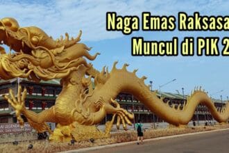 Patung naga PIK 2. (Foto : YouTube)