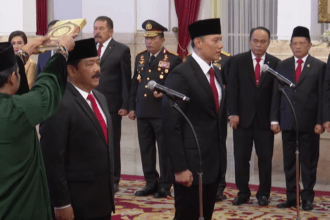 Pelantikan Hadi Tjahjanto dan AHY Oleh Presiden Joko Widodo