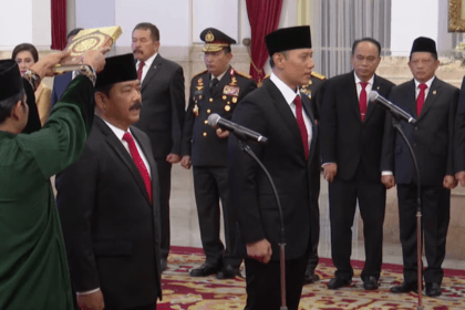 Pelantikan Hadi Tjahjanto dan AHY Oleh Presiden Joko Widodo