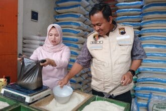 Satgas Pangan Polres Temanggung Lakukan Pengawasan di Gudang Beras