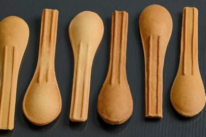 Sendok dan garpu yang bisa dimakan. (Foto : Berita 99)