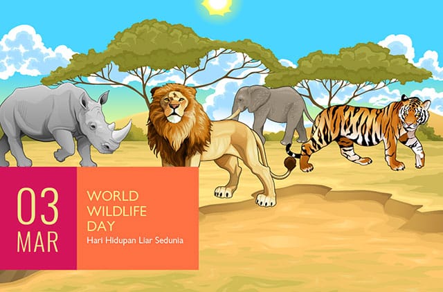Hari Satwa Liar Sedunia (Foto : Greeners.co)