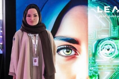 Sara, robot AI hijab Arab Saudi. (Foto : iNews)