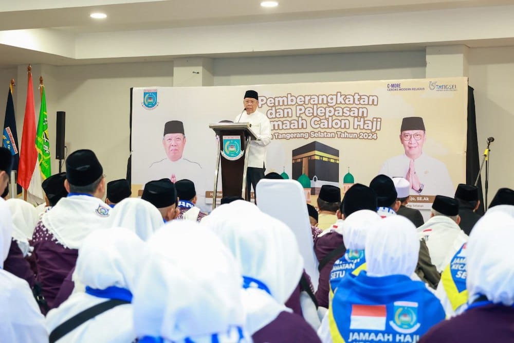 Benyamin Doakan Jemaah Haji Tangsel menjadi Haji yang Mabrur 2 Haji Tangsel