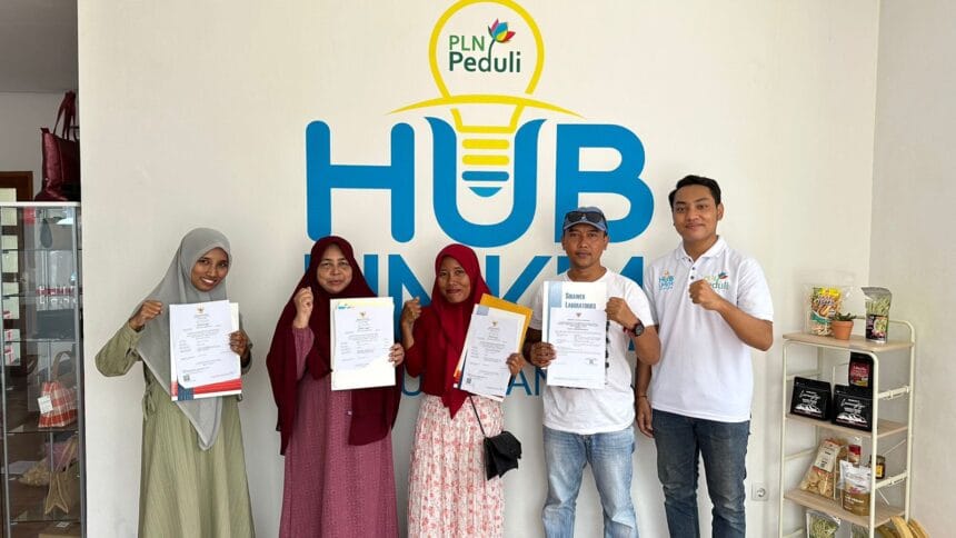 Berdayakan Pelaku Usaha, Hub UMKM PLN UID Banten Berikan Sertifikasi Halal, PIRT dan Info Nilai Gizi 1 PLN Hub UMKM