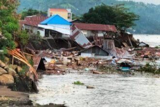 Abrasi (Foto : Tribunnews)