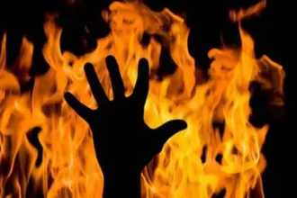 Ilustrasi Orang Terbakar