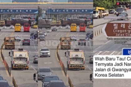 Jalan Cilegon di Korea Selatan (Foto : Suara)